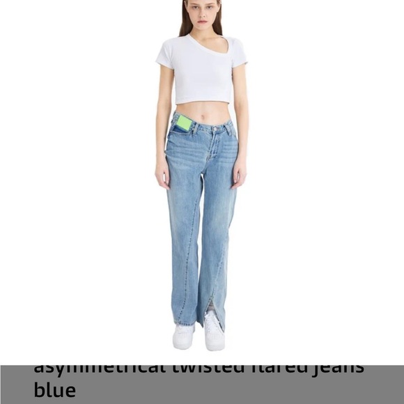 Ann Andelman flare twisted jeans size medium - Picture 5 of 5